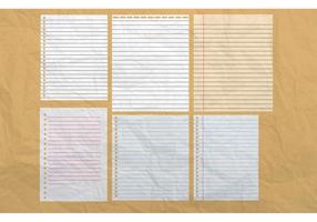 Paper Notebook Background Vectors