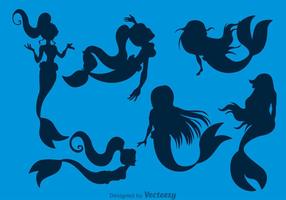 Mermaids Silhouette vector