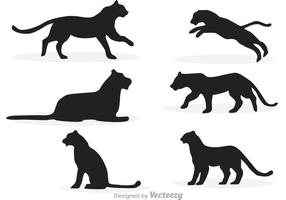 Tiger Silhouette Vectors 