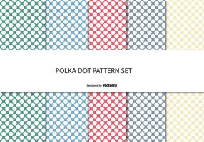 Polka Dot Pattern Set vector