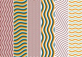 Zigzag Waves Background Vectors