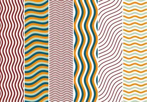 Zigzag Waves Background Vectors