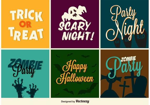 Halloween Party Stickers