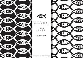 Free Christian Fish Vector Patterns