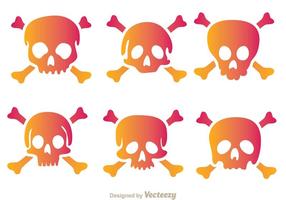 Crossbone Skull Vector Icons