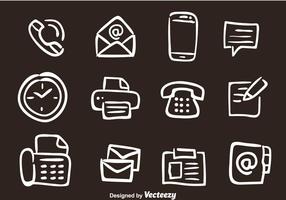 Hand Drawn Office Vector Icons