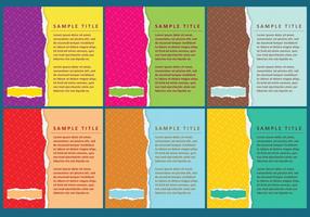 Ripped Paper Vector Templates