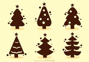 Christmas Tree Silhouette Vectors