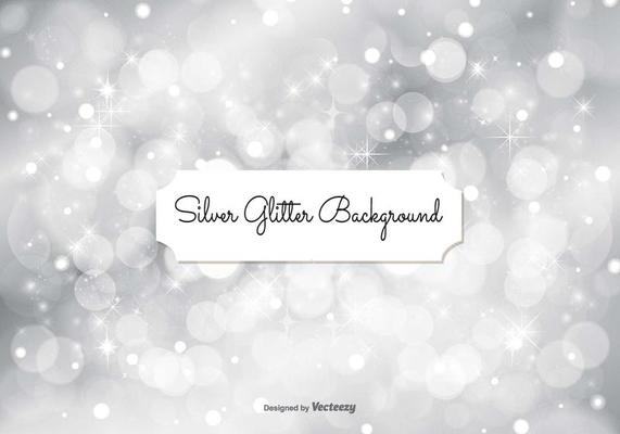 Silver Glitter Background Illustration