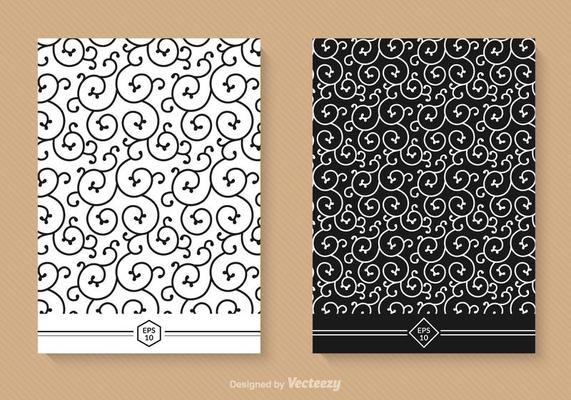 Free Swirly Seamless Vector Patterns