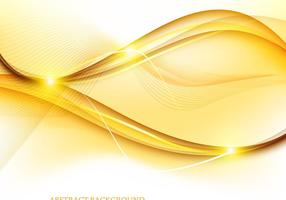 Yellow Wave Background Vector