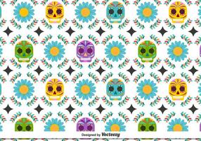 Day of the Dead Pattern vector