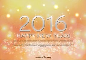 Happy New Year 2016 Background vector