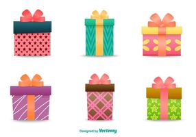 Gift box illustrations vector