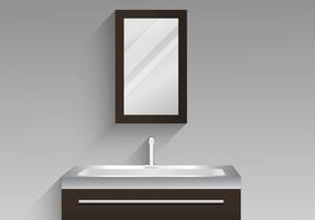 Bathroom Cabinet Vector Design Illustration