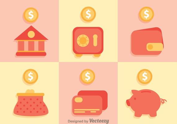 Bank Saving Icons