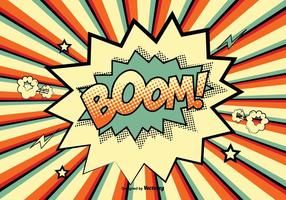 Comic Style Boom Illustration vector