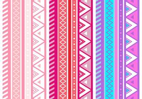 Free Pink Aztec Geometric Seamless Vector Pattern