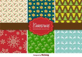 Christmas Background Collection vector