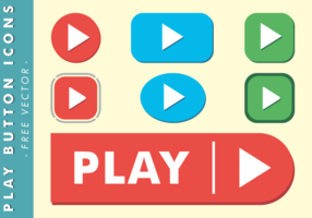 Play Button Icons Free Vector