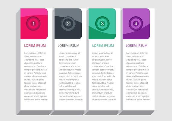 Vector infographic element design