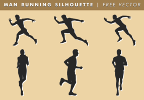 Running Silhouette Free Vector