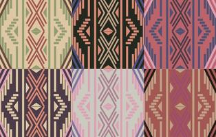 Boho Pattern Geometric Background vector