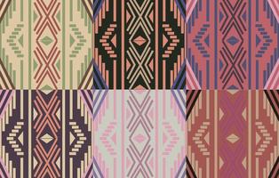 Boho Pattern Geometric Background vector