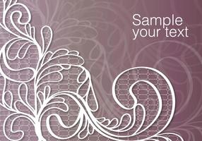 Lace Background Design vector