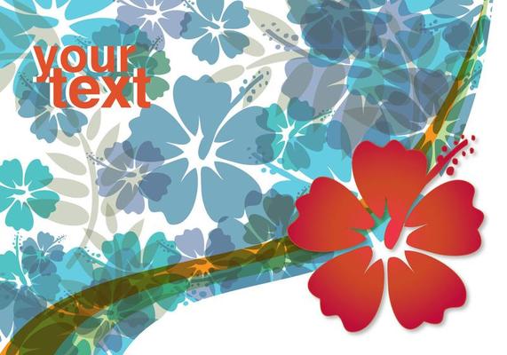Hibiscus Flower Background