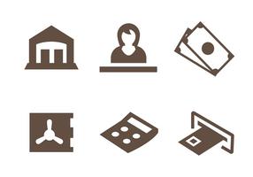 Free Bank Icons Vector