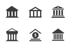 Icono de Banco Libre Vector