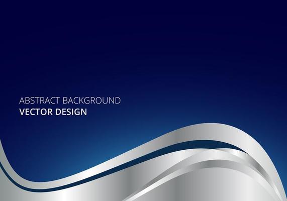 Silver style business wave design