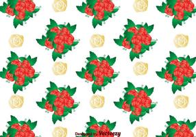 Red Roses Background vector