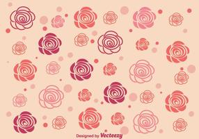 Fondo abstracto de las rosas vector