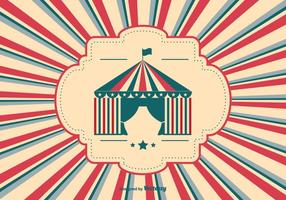 Retro Style Circus Background Illustration vector