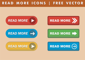 Read More Icons Free Vector