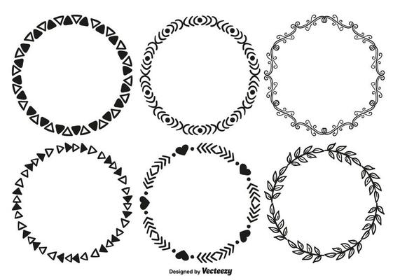 Cute Hand Drawn Style Frames