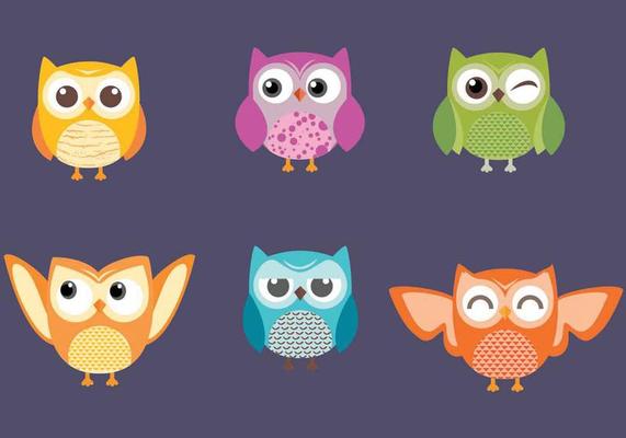 Baby Owl Vectors 