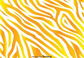 Golden Yellow Zebra Print Background vector