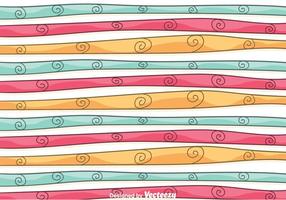 Colorful Swirly Lines Background Vector