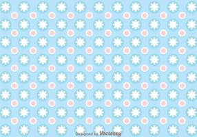 Blue Circle Girly Pattern Vector