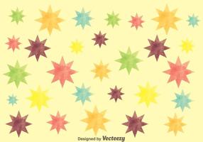 Retro Colorful Star Background vector