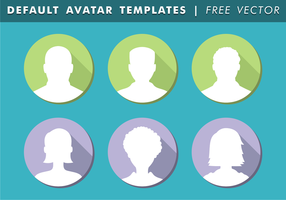 Default Avatar Templates Free Vector