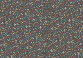 Seamless outline pattern vector