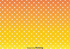 Orange Polka Dot Pattern Vector