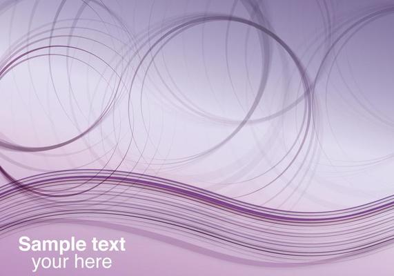 Abstract Purple Waves Background