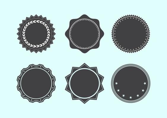 Assorted Badge Shape Set