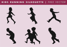 children playing silhouette clip art