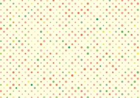 Cute Polka Dots Pattern Free Vector